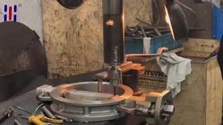 Precision drilling, hole finished